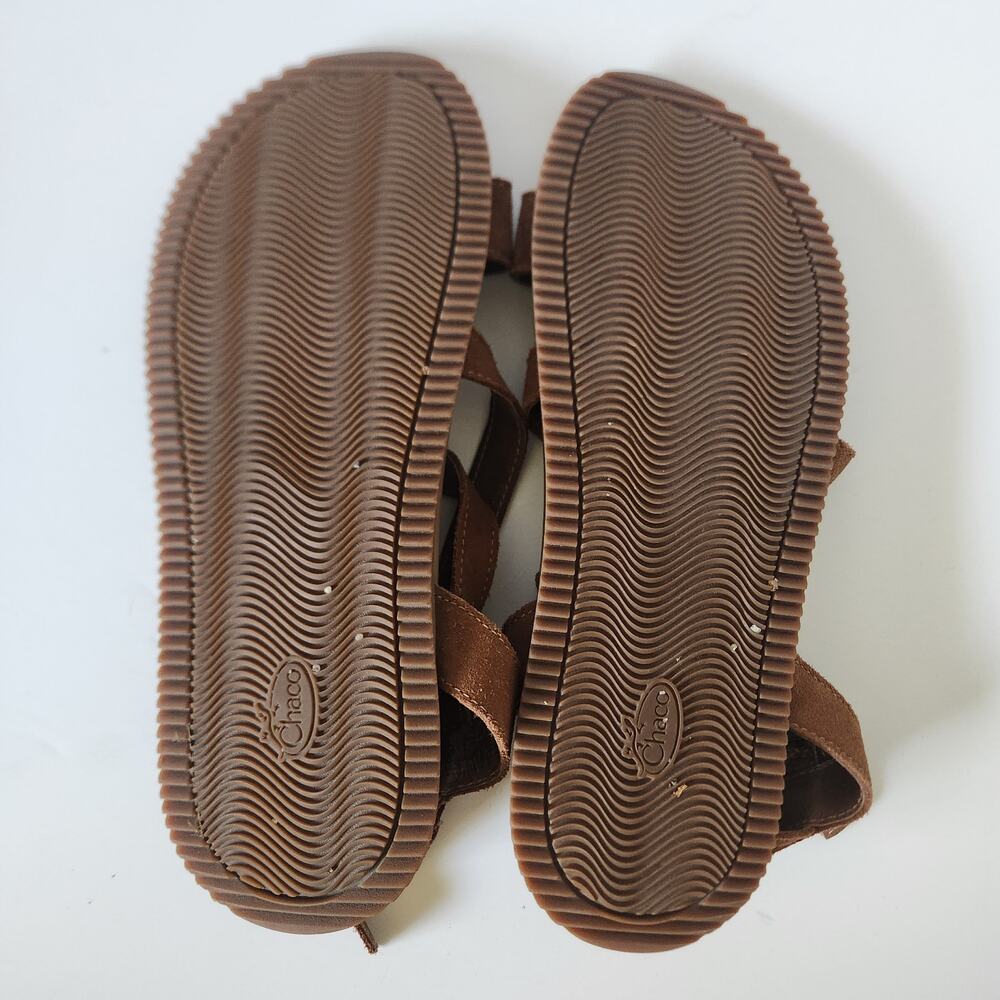 Chaco Rose Brown Suede Gladiator Strappy Sandals Women JCH107812 Buckle SZ 10 - Picture 13 of 15